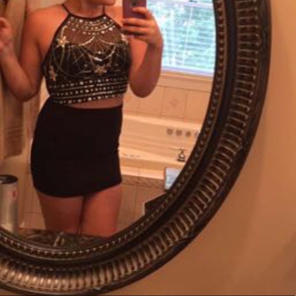 2 piece homecoming dress